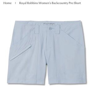 Royal Robbins Backcountry Pro Short Size 14 BNWT